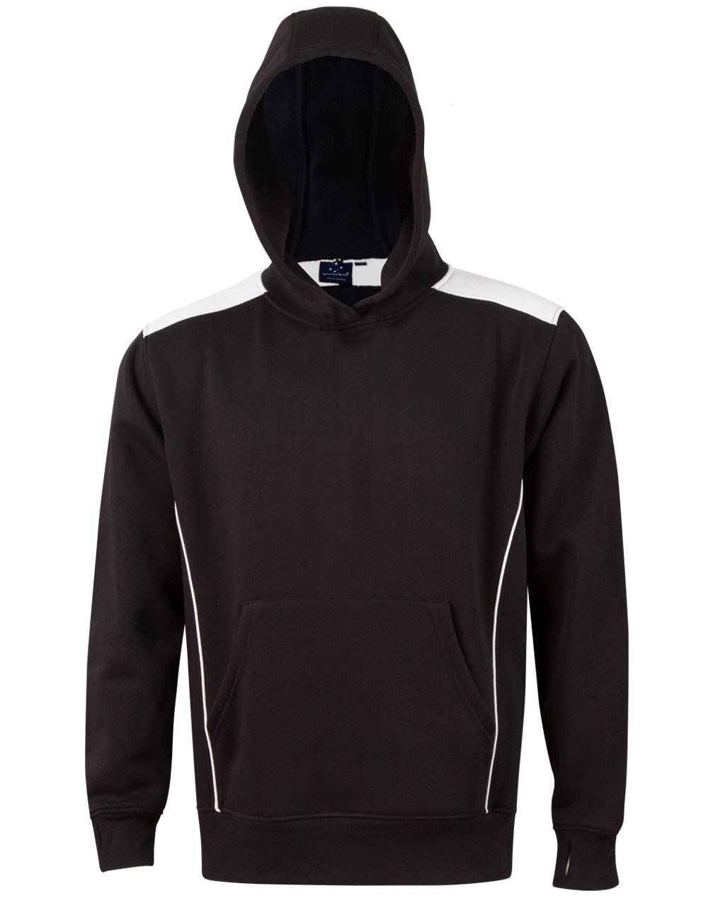 Kids' Kangaroo Pocket Contrast Hoodie - Image 7