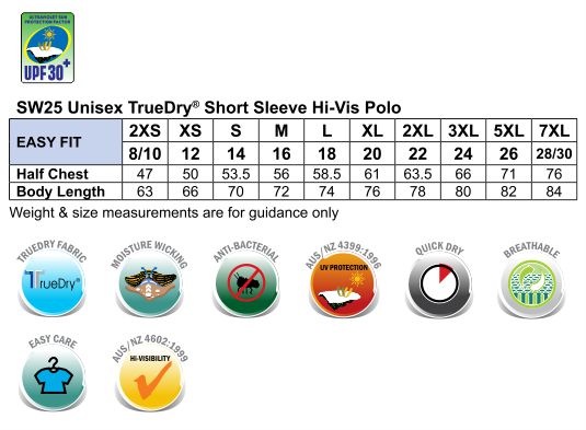 mens truedry S/S safety polo - Image 5