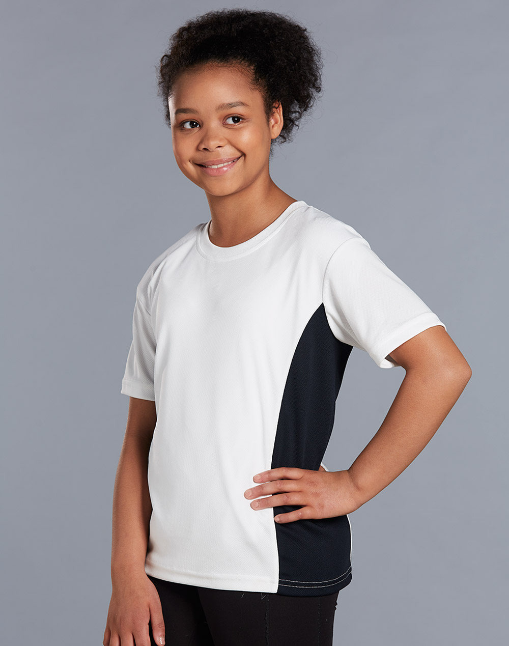 kids cooldry S/S contrast tee - Image 2